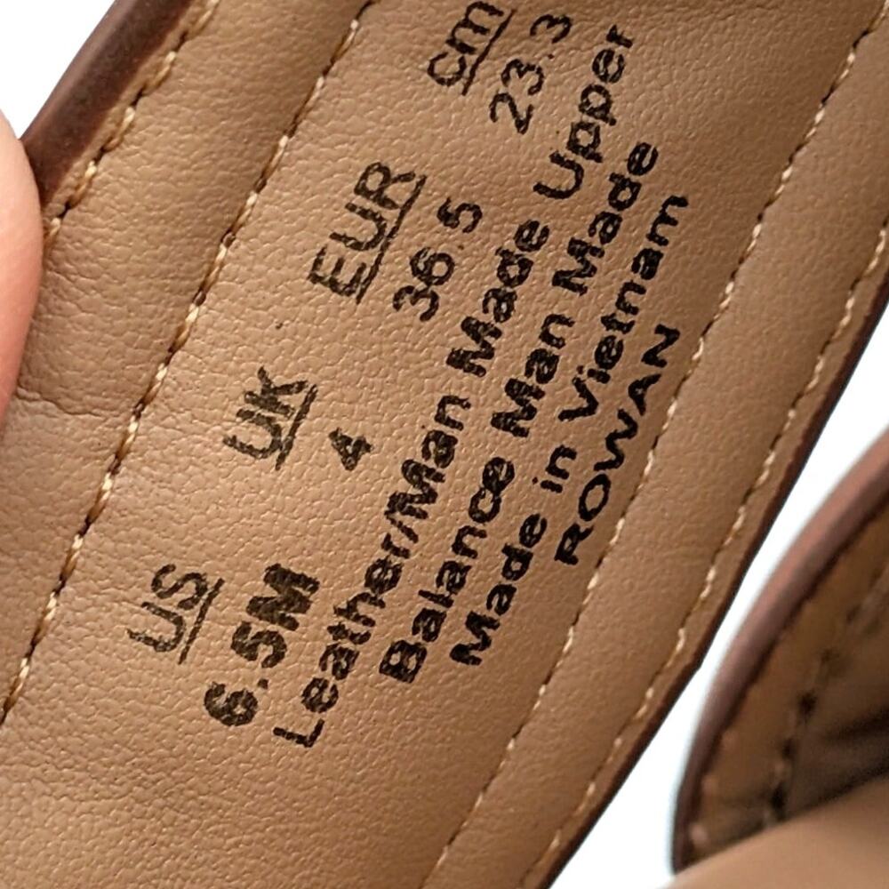 Sam Edelman Rowan Double Strap Slide Sandals Women's Dk Natural Size US6.5M - Picture 6 of 11